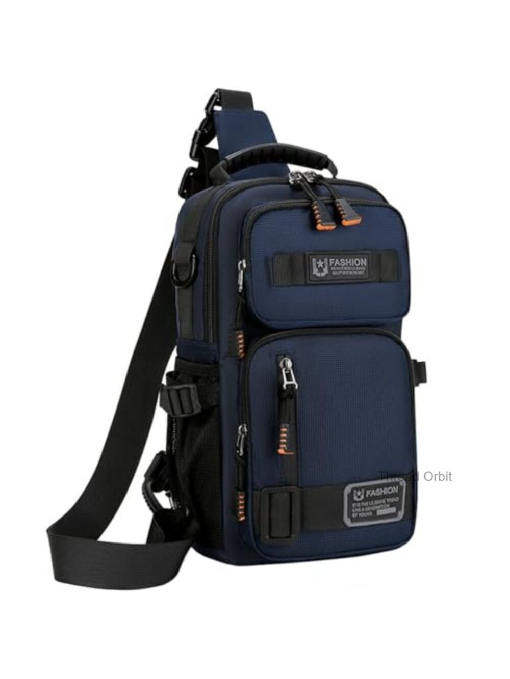 Nylon Crossbody Sling Bag Daypack Men Travel Hiking Chest Bag Lightweight